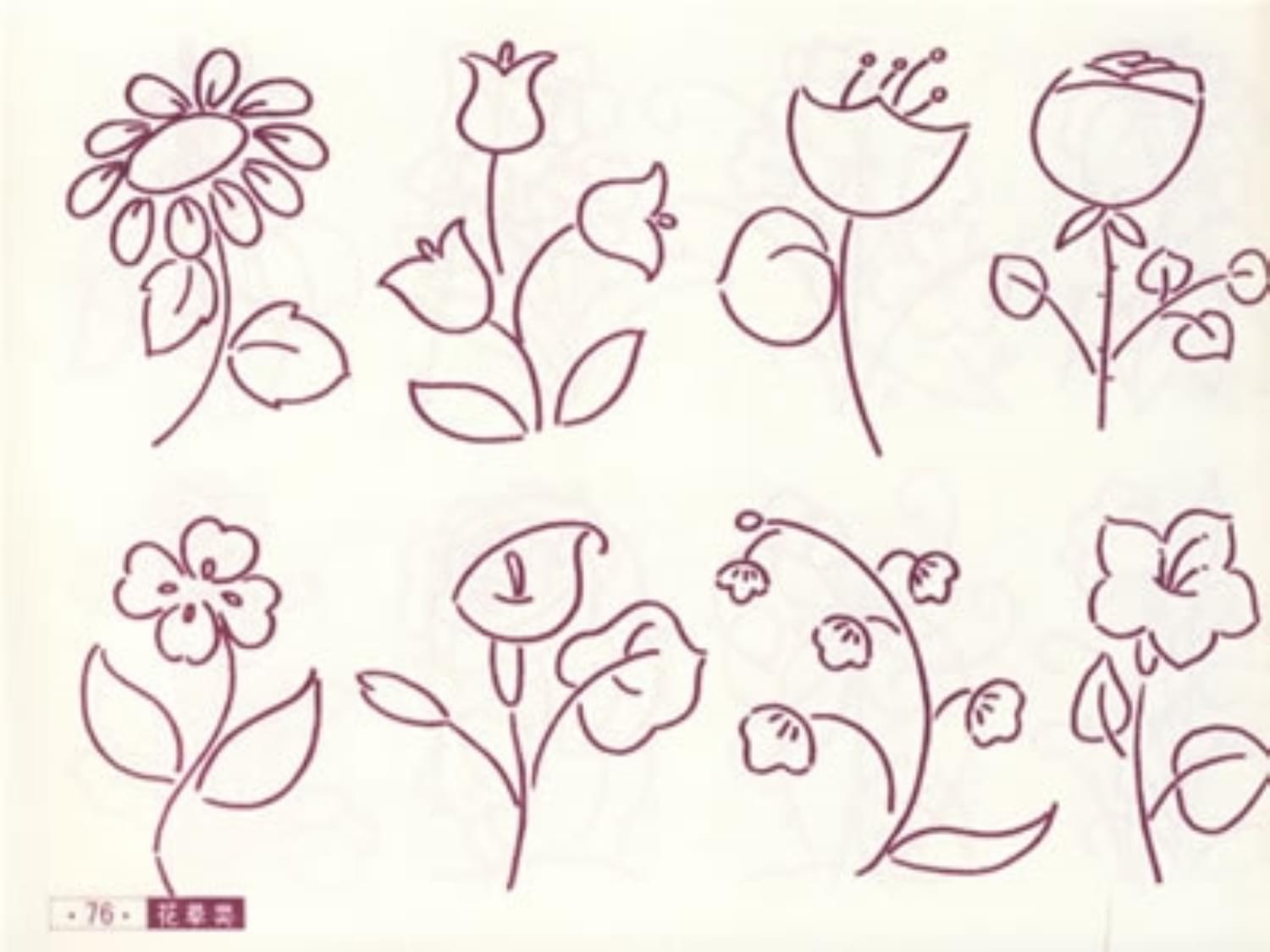 簡(jiǎn)筆畫樹木花卉教育課件